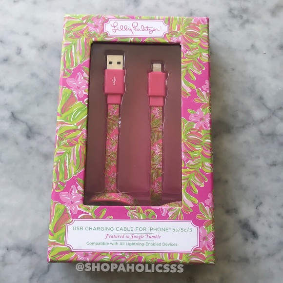 🎉 LILLY PULITZER iPhone Charging Cable Cord - Picture 2 of 5